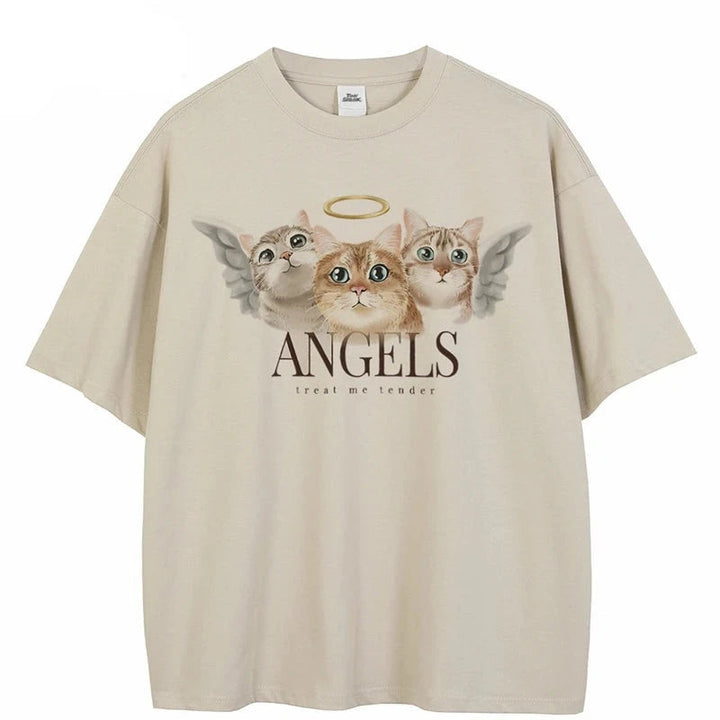 Angels Cats Tee-Cargo Chic