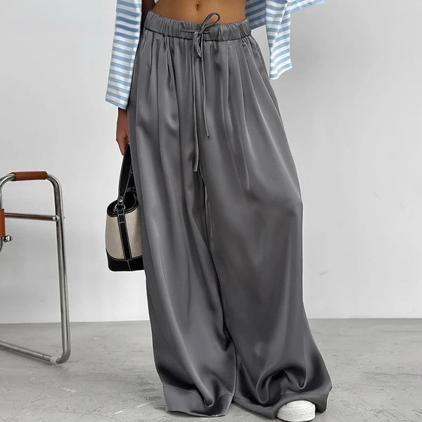 Baggy Pleated Office Pants