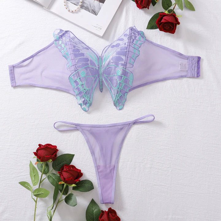 Butterfly Transparent Lingerie-Cargo Chic