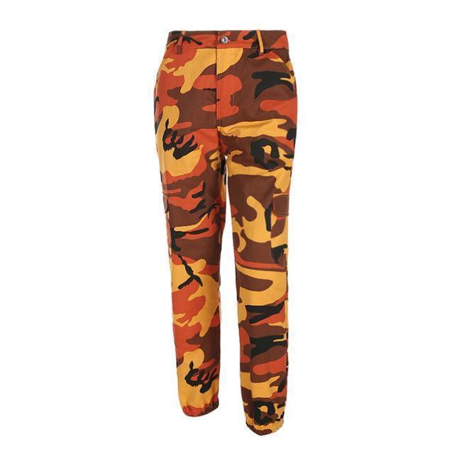 Camouflage Cargo Pant-Cargo Chic