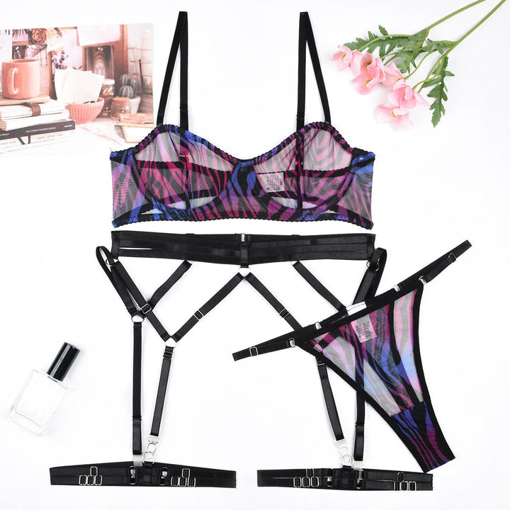 Colored Zebra Lingerie-Cargo Chic