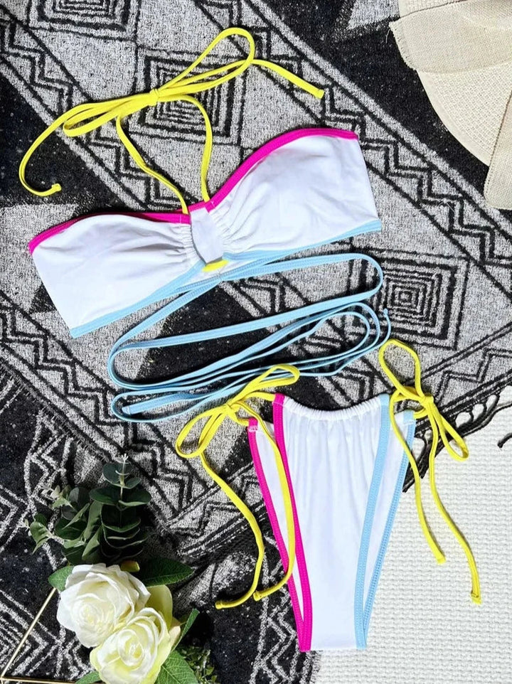 Colorful Bandage Bikini-Cargo Chic