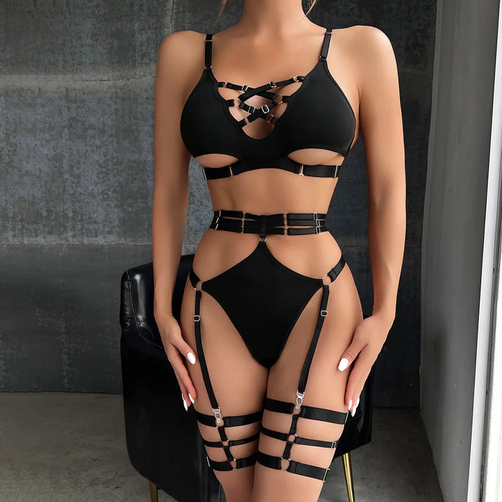 Cross Buckle Lingerie-Cargo Chic