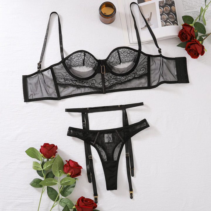 Cut Out Lace Shaper Lingerie-Cargo Chic