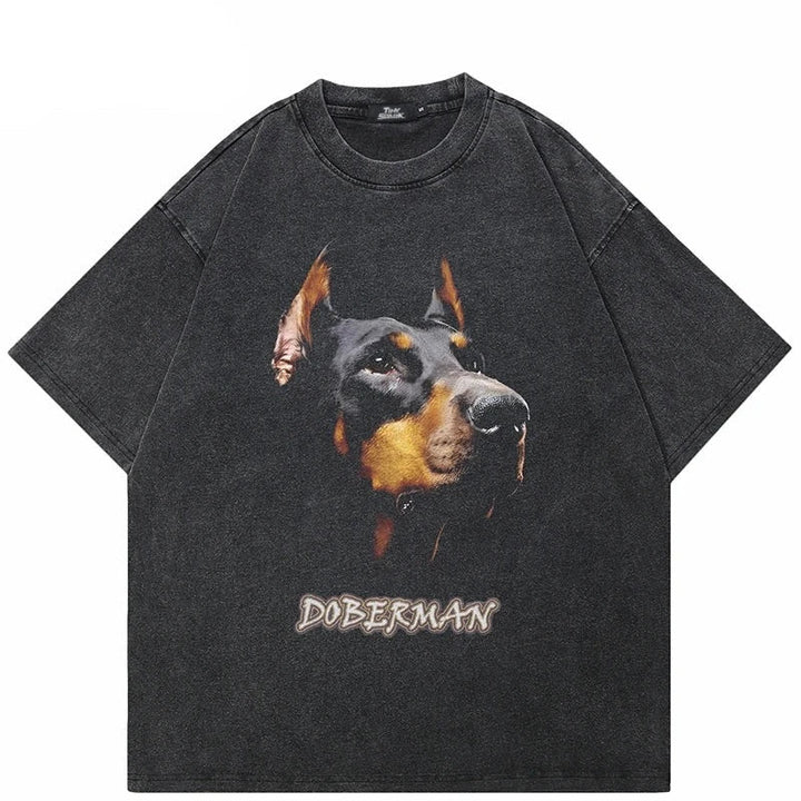 Doberman Retro Tee-Cargo Chic