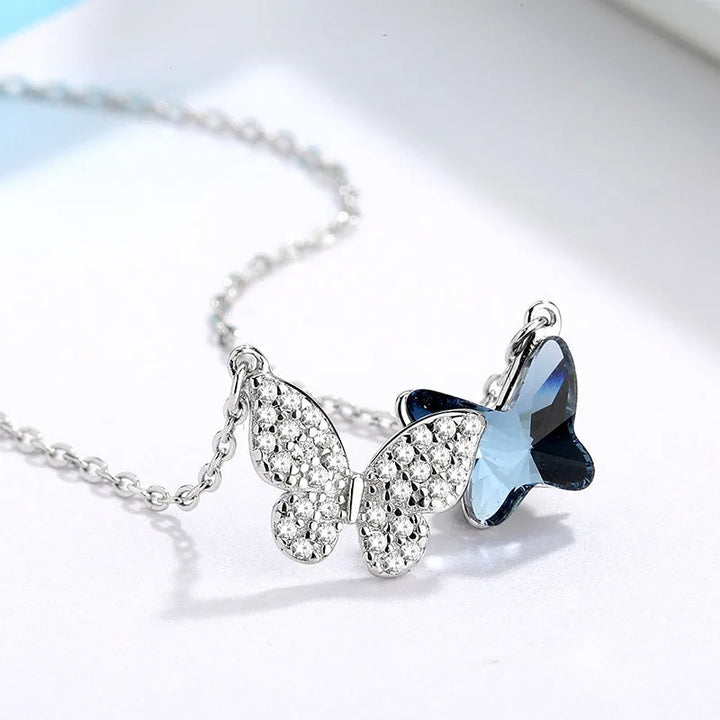 Dual Butterfly Necklace-Cargo Chic