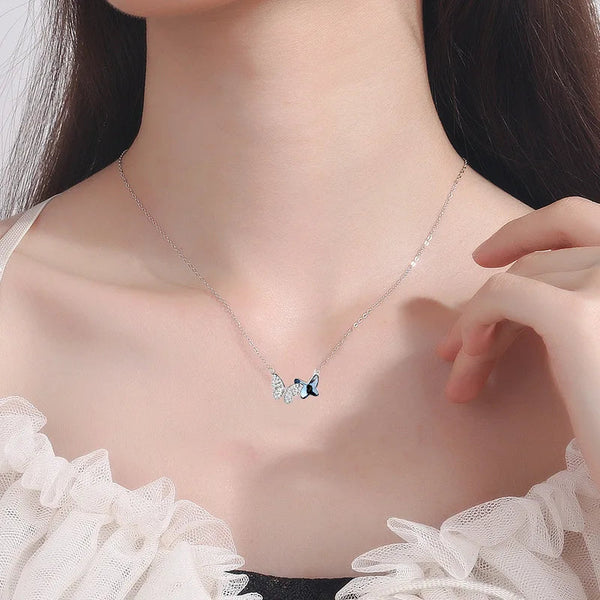 Dual Butterfly Necklace-Cargo Chic
