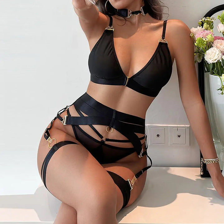 Elegant Ribbon Lingerie-Cargo Chic