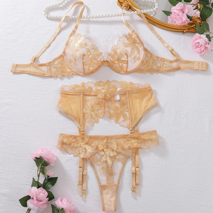 Erotic Fancy Floral Lingerie-Cargo Chic