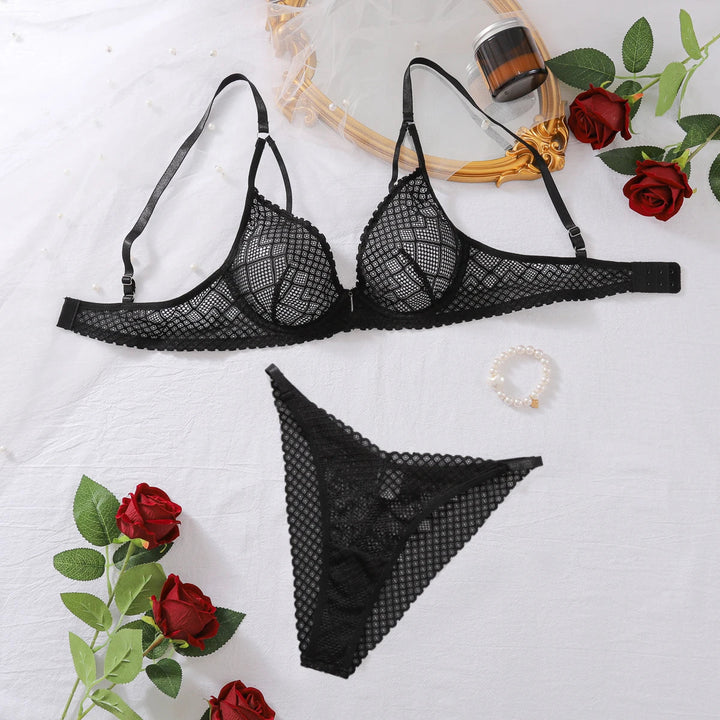 Erotic Geometric Lingerie-Cargo Chic