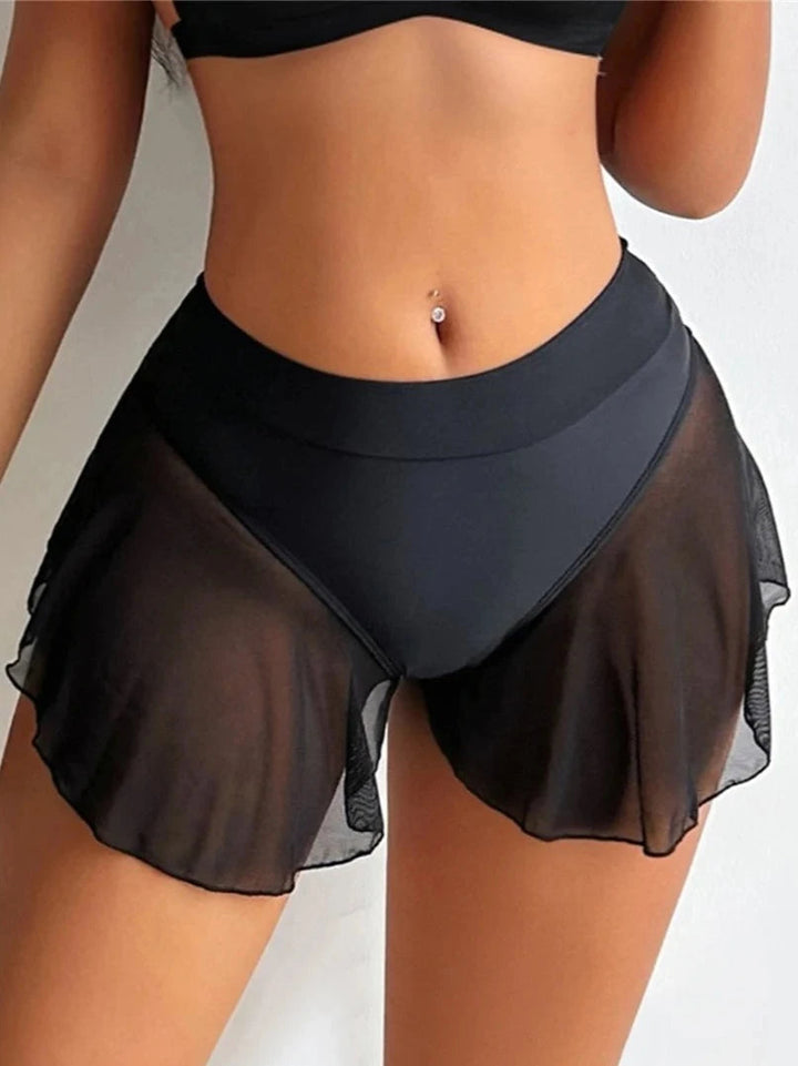 Frilled Ruffled Bikini Bottom-Cargo Chic