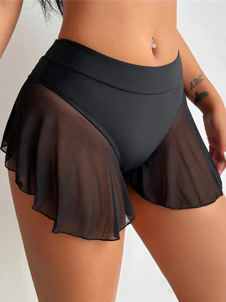 Frilled Ruffled Bikini Bottom-Cargo Chic