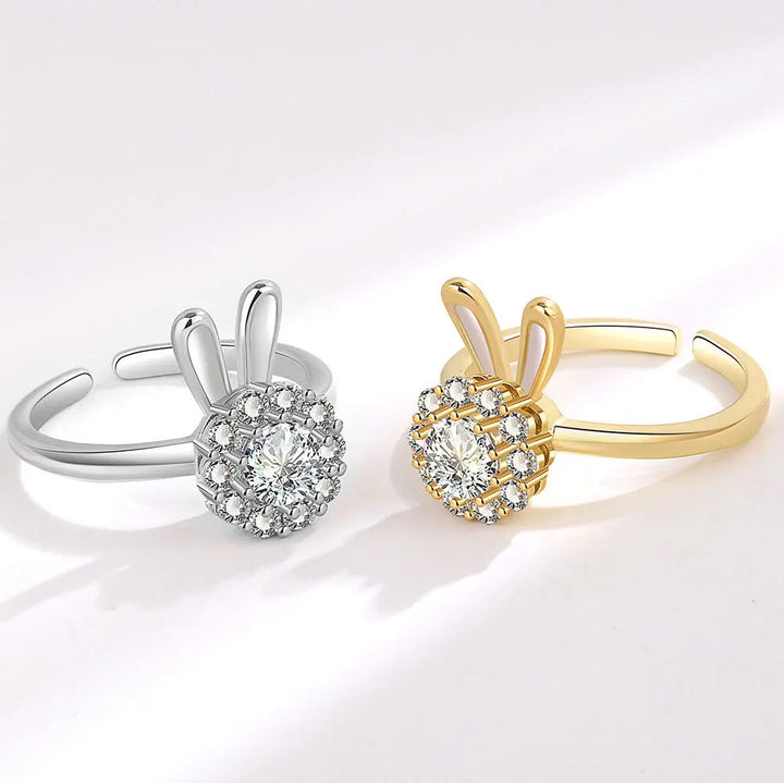 Rabbit Zircon Ring-Cargo Chic