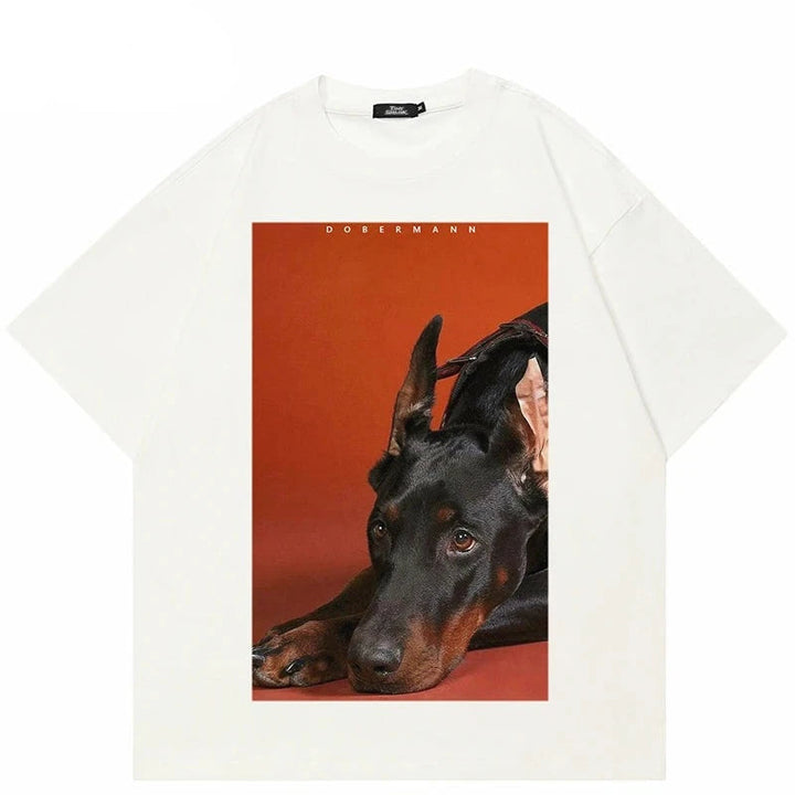 Relaxed Dobermann Tee-Cargo Chic