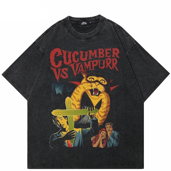 Retro Cucumber Vampurr Tee-Cargo Chic