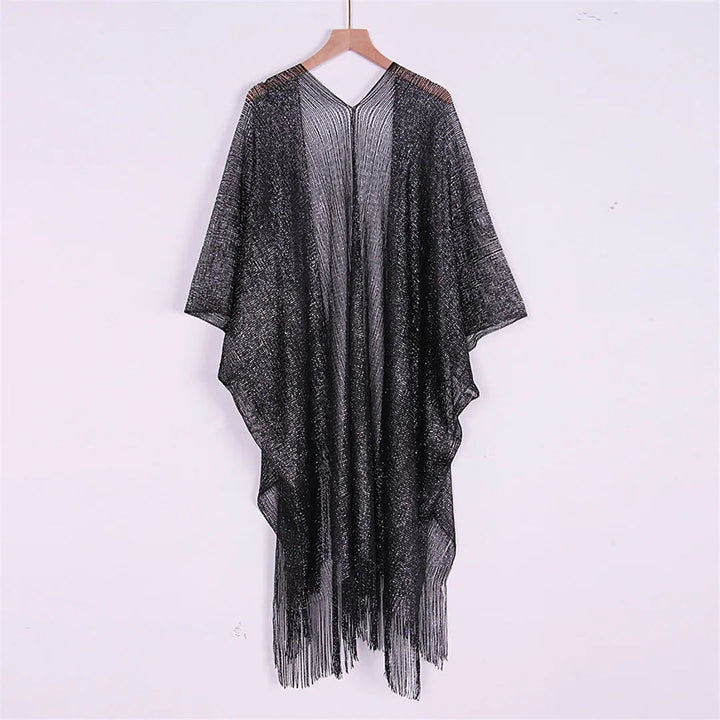 Shiny Sheer Cover Up-Cargo Chic