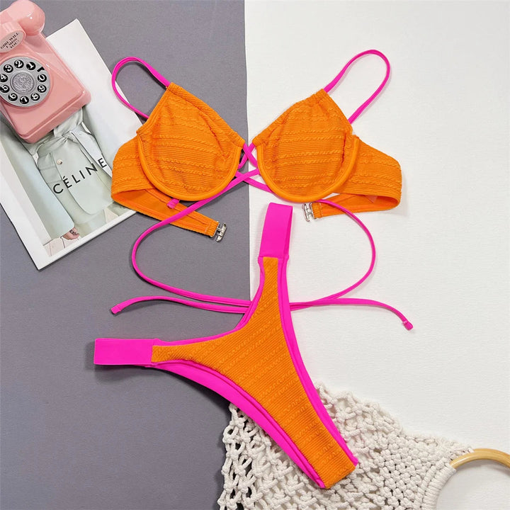 Splicing Brazilian Bikini-Cargo Chic