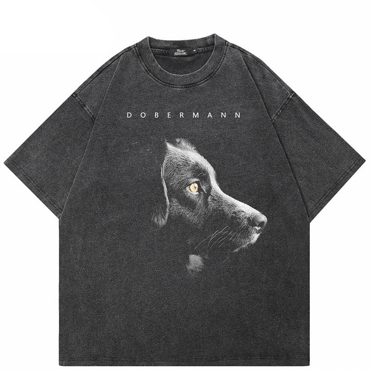 Vintage Dobermann Tee-Cargo Chic