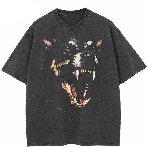 Washed Guard Dog Tee-Cargo Chic