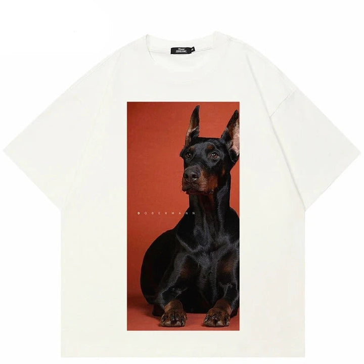 Watchful Dobermann Tee-Cargo Chic