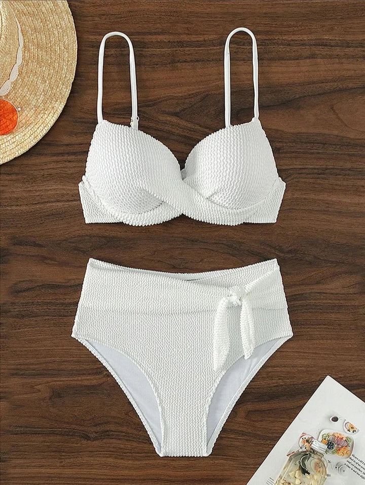 Wrinkled Knot Bikini-Cargo Chic