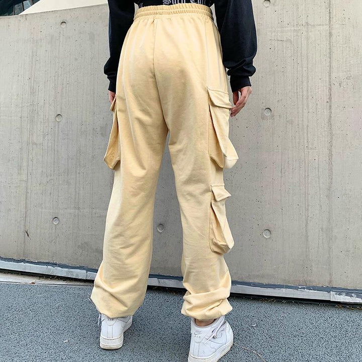 Baggy Multi Pocket Sweat Pants - Cargo Chic