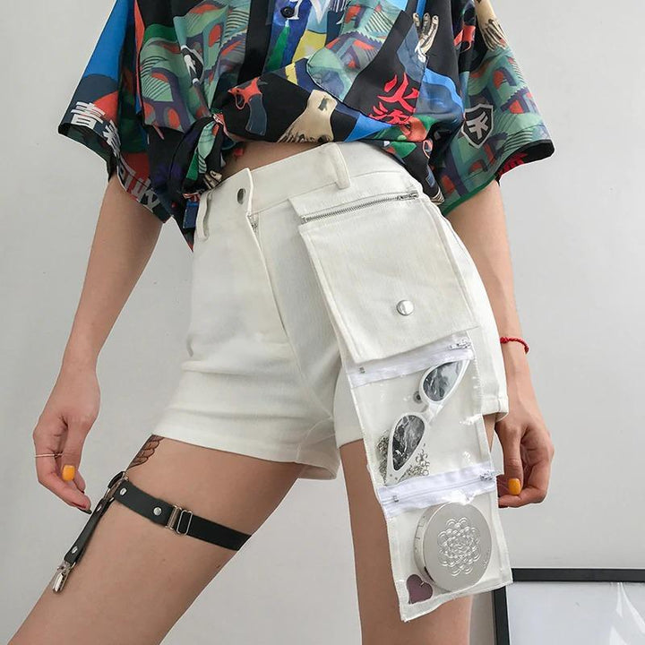 Foldable Pocket Design Cargo Shorts - Cargo Chic