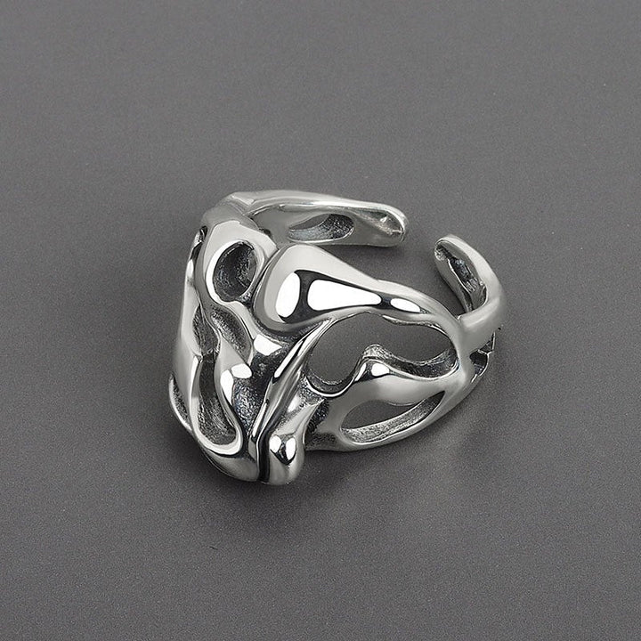 Irregular Hollow Surface Ring-Cargo Chic